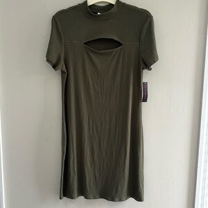Olive green dress